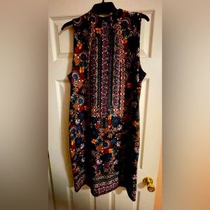 Women’s Sleeveless Mock Neck Dress